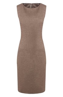 Кашемировое платье без рукавов Kiton