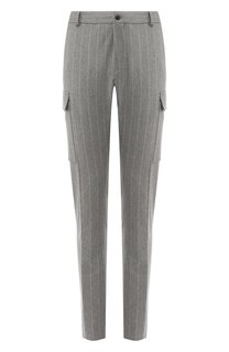 Шерстяные брюки прямого кроя Ralph Lauren