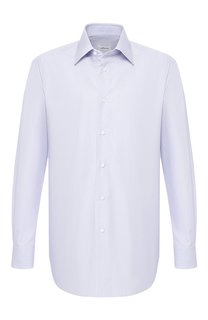 Хлопковая сорочка с воротником кент Brioni