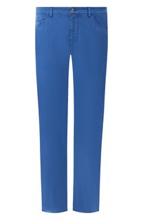 Брюки из смеси хлопка и шелка Zilli