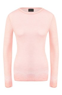 Пуловер из смеси вискозы и шелка Giorgio Armani