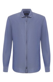 Рубашка из вискозы Giorgio Armani