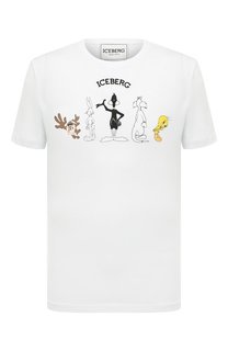 Хлопковая футболка Iceberg