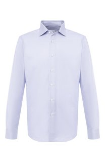 Хлопковая сорочка с воротником кент Brioni