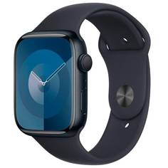 Умные часы APPLE Watch Series 9 GPS 41mm Midnight Aluminium Case with Midnight Sport Band - S/M MR8W3