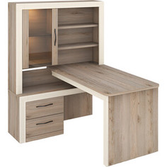 Стол угловой МЭРДЭС СтУ-160 НЛа ЛЕВ нельсон/латте Merdes