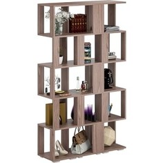 Стеллажи СВК Комплект из 3-х открытых стеллажей, цвет ясень шимо тёмный (1028256)