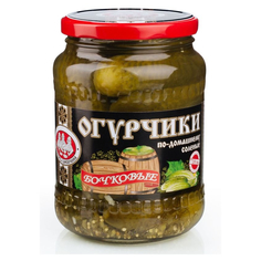 Огурцы соленые Скатерть-Самобранка по-домашнему бочковые, 720 мл