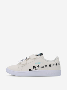 Кеды для девочек PUMA Smash v2 Summer Animals V PS, Бежевый