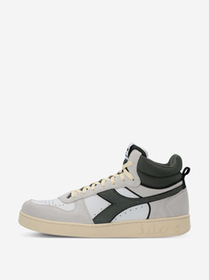 Кеды мужские Diadora Magic Basket Demi Cut Suede Leather, Белый