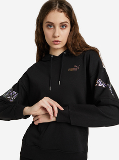 Худи женская PUMA Power Nova Shine, Черный