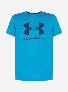 Футболка детская Under Armour Sportstyle Logo Ss, Синий