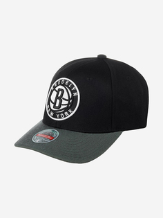 Бейсболка MITCHELL NESS HHSS3265-BNEYYPPPBKGY Brooklyn Nets NBA (черный), Черный Mitchell&Ness