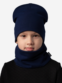 Комплект (шапка, снуд) для мальчика bodo, Синий