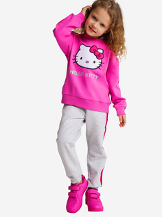 Комплект для девочки: толстовка, брюки PlayToday, Розовый