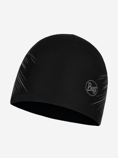 Шапка Buff Microfiber Reversible Hat Solid Black, Серый