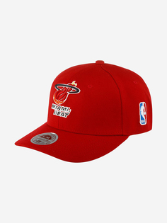 Бейсболка MITCHELL NESS MN-NBA-EU127-MIAHEA-RED Miami Heat NBA (красный), Красный Mitchell&Ness