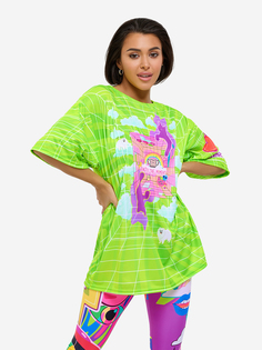 Футболка женская Bona Fide OVERSIZE T- shirt JOY "Green", Зеленый