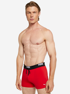Плавки-шорты мужские PUMA Logo Swim Trunk, Красный