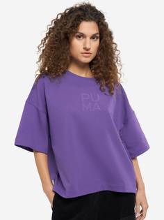 Футболка женская PUMA Infuse Relaxed, Фиолетовый