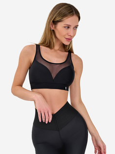 Спортивный топ бра Bona Fide Gemini Top "Black", Черный