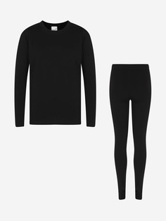 Комплект термобелья для мальчиков Wool&Cotton, Черный