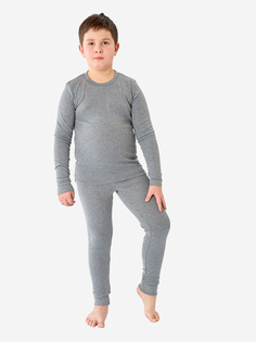 Комплект термобелья для мальчиков Wool&Cotton, Серый