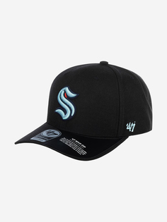 Бейсболка 47 BRAND H-CLZOE32WBP Seattle Kraken NHL (черный), Черный