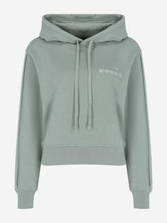 Худи женская Diadora Athl. Logo, Зеленый