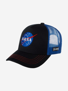 Бейсболка с сеточкой CAPSLAB CL/NASA/1/NAS4 NASA (черный), Черный Capslab®