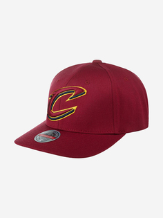 Бейсболка MITCHELL NESS HHSS3257-CCAYYPPPDKRD Cleveland Cavaliers NBA (малиновый), Мультицвет Mitchell&Ness