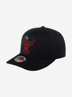 Бейсболка MITCHELL NESS HHSSINTL1243-CBUBLCK Chicago Bulls NBA (черный), Черный Mitchell&Ness