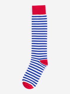 Гольфы в полоску Burning Heels - Stripes - Red/Blue, Синий