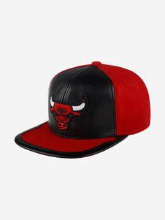 Бейсболка с прямым козырьком MITCHELL NESS 6HSSMM19224-CBUBKRD Chicago Bulls NBA (черный), Черный Mitchell&Ness