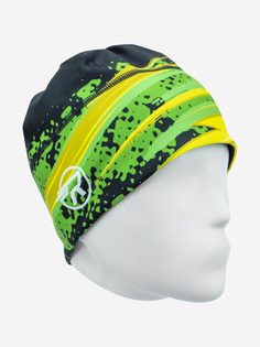 Шапка Спортивная утеплённая на флисе с начёсом Термо шапка RAY, Зеленый
