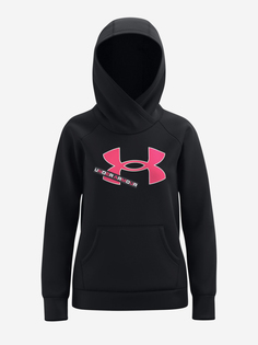 Худи детская Under Armour Rival Fleece Logo Hoodie, Черный