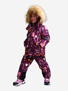 Комплект зимний для девочки: куртка, полукомбинезон PlayToday, Мультицвет
