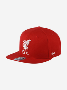 Бейсболка с прямым козырьком 47 BRAND EPL-NSHOT04WBP Liverpool FC EPL (красный), Красный
