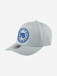 Бейсболка MITCHELL NESS 6HSSMM19487-P76GREY Philadelphia 76Ers NBA (серый), Серый Mitchell&Ness