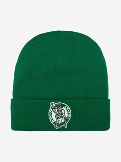 Шапка с отворотом MITCHELL NESS EU175-TEAMTALK-KEL Boston Celtics NBA (зеленый), Зеленый Mitchell&Ness