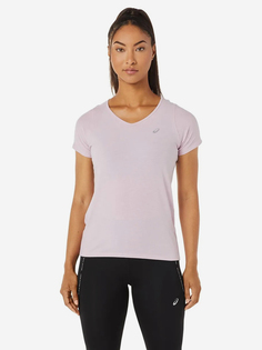 Футболка женская ASICS V-NECK SS TOP, Розовый