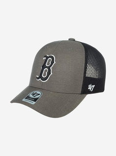 Бейсболка с сеточкой 47 BRAND B-GRIMM02HYP Boston Red Sox MLB (серый), Серый