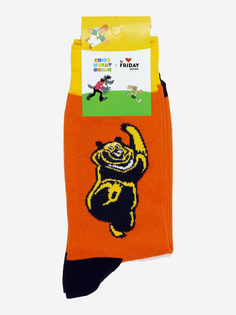 Носки с рисунками St.Friday Socks - Балу, Оранжевый