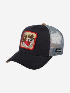 Бейсболка с сеточкой CAPSLAB CL/LOO5/1/TAZ1 Looney Tunes Taz (серый), Серый Capslab®