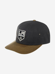 Бейсболка AMERICAN NEEDLE 41872A-LAK Los Angeles Kings Waxed Taylor NHL (серый), Серый