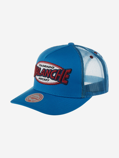 Бейсболка с сеточкой MITCHELL NESS HHSS5766-CAVYYPPPLTBL Colorado Avalanche NHL (синий), Синий Mitchell&Ness