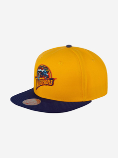 Бейсболка с прямым козырьком MITCHELL NESS HHSS3464-GSWYYPPPYWBL Golden State Warriors NBA (желтый), Желтый Mitchell&Ness