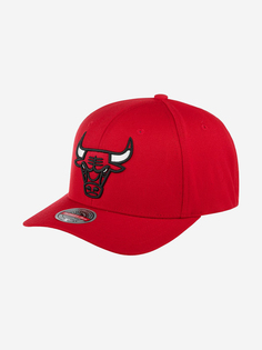 Бейсболка MITCHELL NESS HHSS3257-CBUYYPPPRED1 Chicago Bulls NBA (красный), Красный Mitchell&Ness