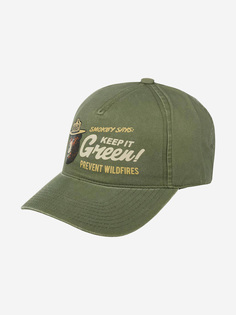 Бейсболка AMERICAN NEEDLE 21016A-SBEAR Smokey Bear Trailhead (оливковый), Мультицвет
