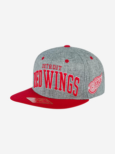 Бейсболка с прямым козырьком AMERICAN NEEDLE 42992A-DRW Detroit Red Wings Stanton NHL (серый), Серый